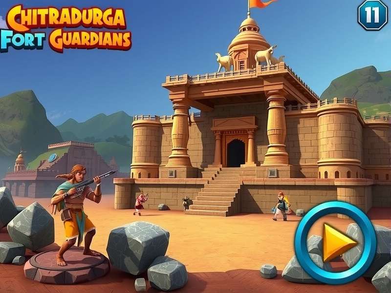 Chitradurga Fort Guardians Game Screenshot